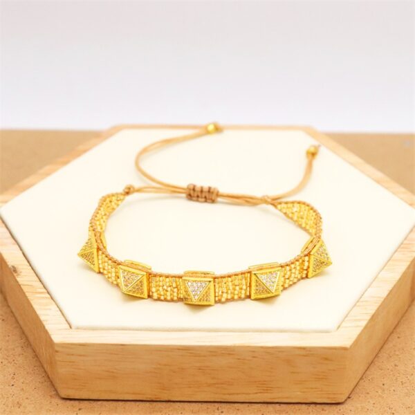 Wholesale Fashion SimpleBohemian Hand-woven Diamond Bracelet