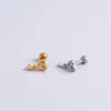 oly-6cbd971f138f65d816465cbd93be8b53 Wholesale 1 Piece 316L Stainless Steel Copper Zircon Ear Cartilage Rings & Studs Heart Shape Waterproof Non Tarnish Surgical Steel Women'S