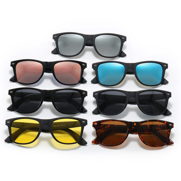 Wholesale 2140 Sports Glasses Outdoor Driving Night Vision Film Polarized Sunglasses Rice Nail Personalized Colorful Sunglasses Women's High-End