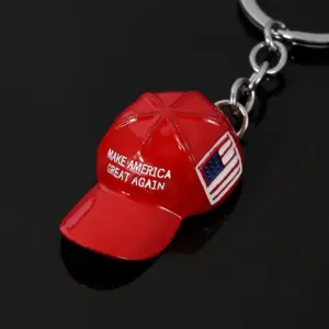 Wholesale American Flag Key Chain Made Of Durable Zinc Alloy, Stylish And Patriotic Accessory