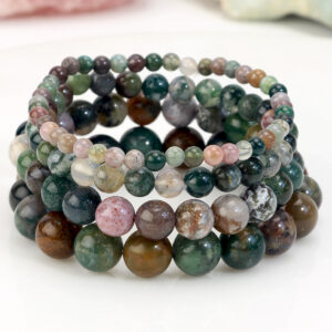 Indian agate / Set of 4 pieces