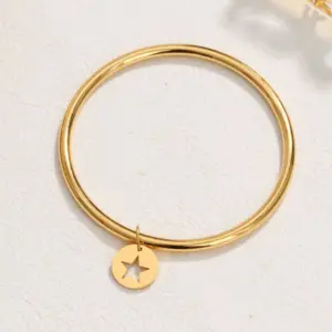 Golden Five-Pointed Star