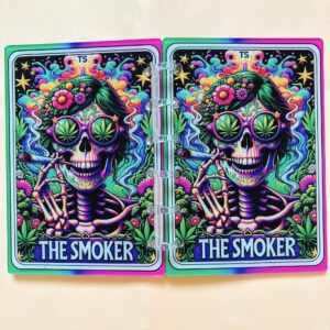 A743-tarot card notebook-cigarette (with inner pages and buckles)