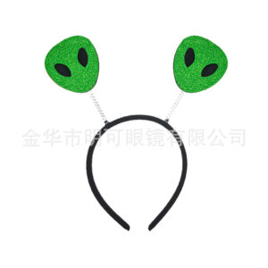 Alien headband green / All yards