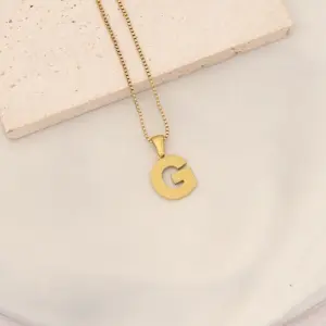 XL-1033-4【Box Chain】26 Letters / G