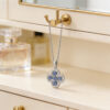 Wholesale Zinc Alloy Plated Four-Leaf Clover Necklace