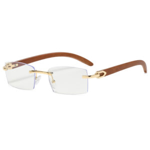 Gold frame white screen c2