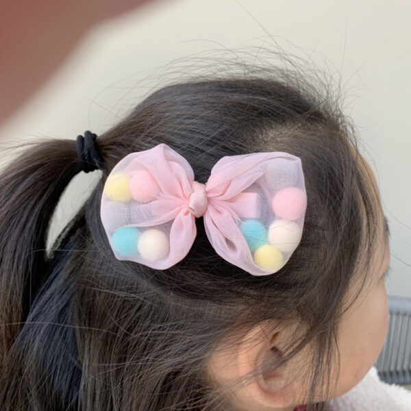 Wholesale bow hair clip girls spring and summer hair clip Korean Princess side clip girls handmade hair accessories