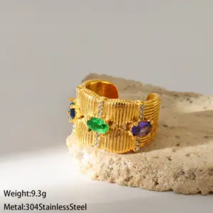 Color Zircon Ring