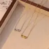 oly-6d97581143bfccc5849e6d8195e79d18 Wholesale PVD Coated 18K Gold Platinum Real Plated Infinity 304 Stainless Steel Casual Simple Style Waterproof Non Tarnish Pendant Necklace