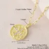 Wholesale Women's Copper Cross Pendant Necklace With 18K Gold Plated Claw Setting, Zircon Inlay, Cable Chain, 0.05-0.08µm Plating