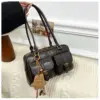 Wholesale Bowling Handbag For Women 2025 New Trendy Fashion Retro Underarm Bag Versatile Large Capacity Single Shoulder Commuter Bag