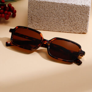 Wholesale Retro Small Frame Square Fashion Sunglasses Cross-border European and American Internet Popular Casual Simple Sunglasses Men and Women Driving Sunglasses