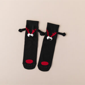 Type b-black socks with red corners / Naked socks (if you need packaging, please contact customer service)