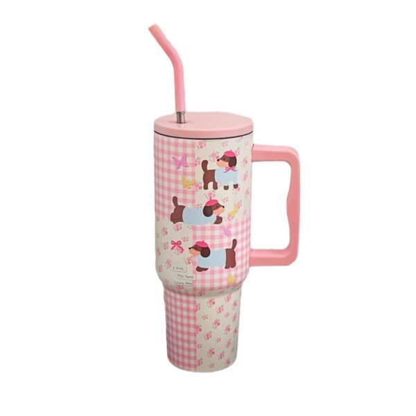 Wholesale  portable thermos cup couple water cup large quantity high color value autumn and winter stainless steel portable ice cup