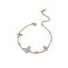 oly-6e041118d2c61434d011886de091cdf1 Wholesale style non-fading design butterfly diamond bracelet female titanium steel fashion all-match elegant light luxury high-grade bracelet