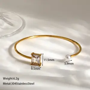 Square Pearl Bracelet