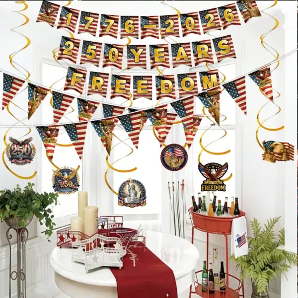Wholesale Independence Day Anniversary Paper Flag For Event & Party Supplies, Perfect For Venue Decoration
