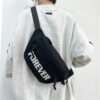 oly-6e2bff733d82b757b5913a3b08488df9 Wholesale Chest Bag Men's Crossbody Bag Letter Shoulder Bag Waist Bag Women's Large Capacity Shoulder Bag Sports Trendy Brand Men's Bag
