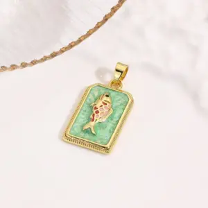 Green Fish / 1 Strand/Package