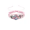 Wholesale National Flag PU Leather Bracelets With Leather Rope Chain, Unisex Cartoon Style Wristbands
