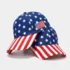 Wholesale Unisex Casual Baseball Cap With Curved Eaves Featuring Embroidery And Stripe Pattern, Perfect For Spring