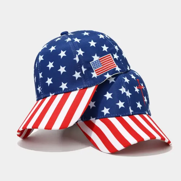 Wholesale Unisex Casual Baseball Cap With Curved Eaves Featuring Embroidery And Stripe Pattern, Perfect For Spring