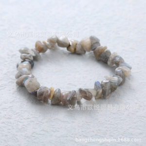 Flashstone (natural material) / Bracelet circumference is about 18cm