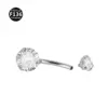 Wholesale Titanium Alloy Chain Belly Button Ring Belly Button Ring Earrings Accessories Cultivate Diamond Summer Fashion Unisex Geometric Pattern Zircon Round Water Drop