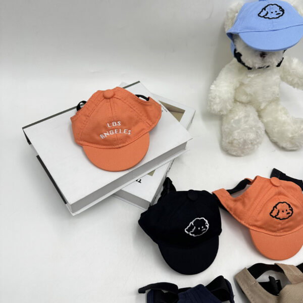 oly-6ed88727dc397ab53e89ba0db76d294c Wholesale Pet Dog Cat Hat Baseball Cap Outdoor Sunshade Cute Corgi Teddy Pet Hat Factory