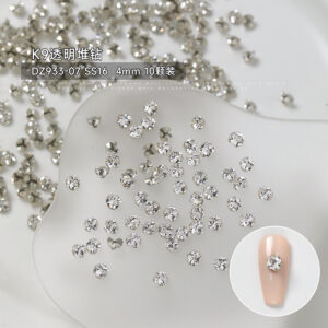 Ss16 transparent stacking drill 4mm (dz933-07)