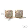 Wholesale Hypoallergenic Flowers Stud Earrings For Women With Freshwater Pearl Inlay, Copper Base, And KC Golden UV Plating