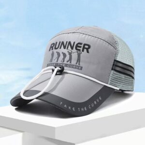 Gray [mesh breathable run] / One size fits all【56-60】