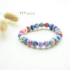 oly-6f0f0d8df2e8bfd75fd71314df495fb8 Wholesale Creative Hand-painted Candy Color Sweet Soft Ceramic Bracelet Women's Mori Style Bohemian Small Fresh Handmade Accessories