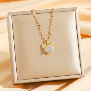 8404 golden white diamond mickey