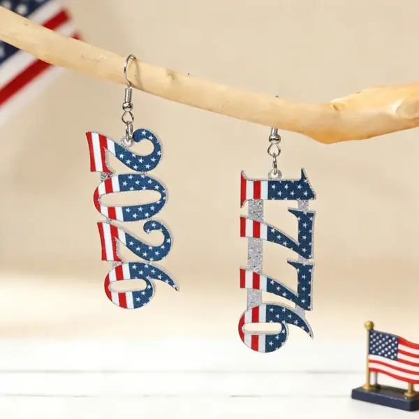 oly-6f32abf15813593ae02ff002ba4b048e Wholesale Retro Acrylic Waterproof Non Tarnish Earrings With 0.03µm Coating Thickness And Iron Ear Pins, Unisex Design