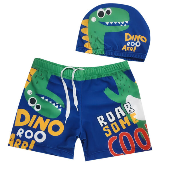 oly-6f4e0a7112f382c4d39713fb7a71e204 Wholesale Children's Swimming Trunks Cartoon Boxer Swimsuit Quick-drying Little Boy Baby Big Boy Swimming Pool Beach Swimsuit