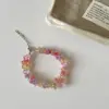 Wholesale Romantic Ice Cream Necklace For Women With Waterproof Non Tarnish Natural Stone And Handmade Chain In Coffer Color