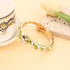 oly-6f916a10e5ea4181e5fdae4e9de3463b Wholesale spirit snake color matching enamel drop oil bracelet creative fashion cloisonne bracelet factory direct