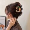 oly-6fa6796c6ec9e869755afa57708e7c90 Wholesale French Puppy Clamp Women’s High-end Shark Clip Traceless Hairpin Back of Head
