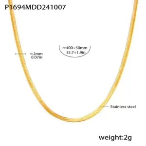 P1694-Golden Blade Chain 40 5cm