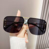 oly-6fbb211537717343e29a95c22145f495 Wholesale Sunglasses Men's Advanced Sense Metal Half-frame Aviator Sunglasses Women's Fashion UV Protection
