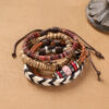 oly-6fe392671bf5c18bedeec79859a93d19 Wholesale Handmade Bohemian exotic style bracelet retro ethnic style men's and women's woven multi-layer stacked bracelet niche hand rope