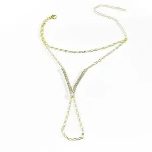 Wholesale Oval Waterproof Women's Bracelets In 304 Stainless Steel With 18K Gold Plated PVD Coating And Zircon Inlay