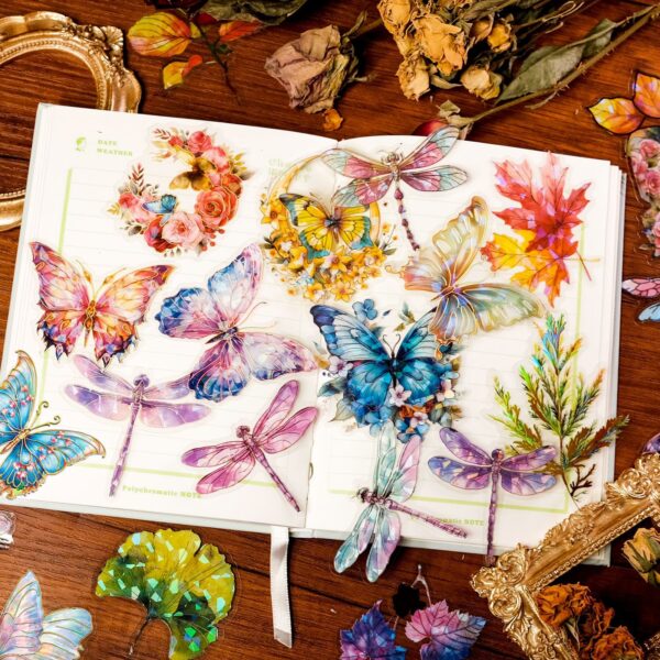 oly-70255628fec1d6dbf71cc1e088a07459 Wholesale 30-90 selling high color value pet cold laser process transparent waterproof stickers natural scenery series