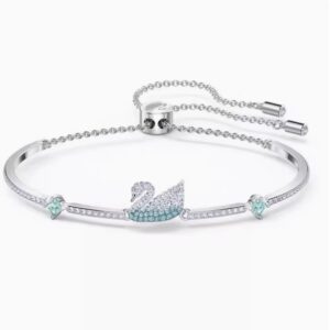 Gradient blue swan bracelet