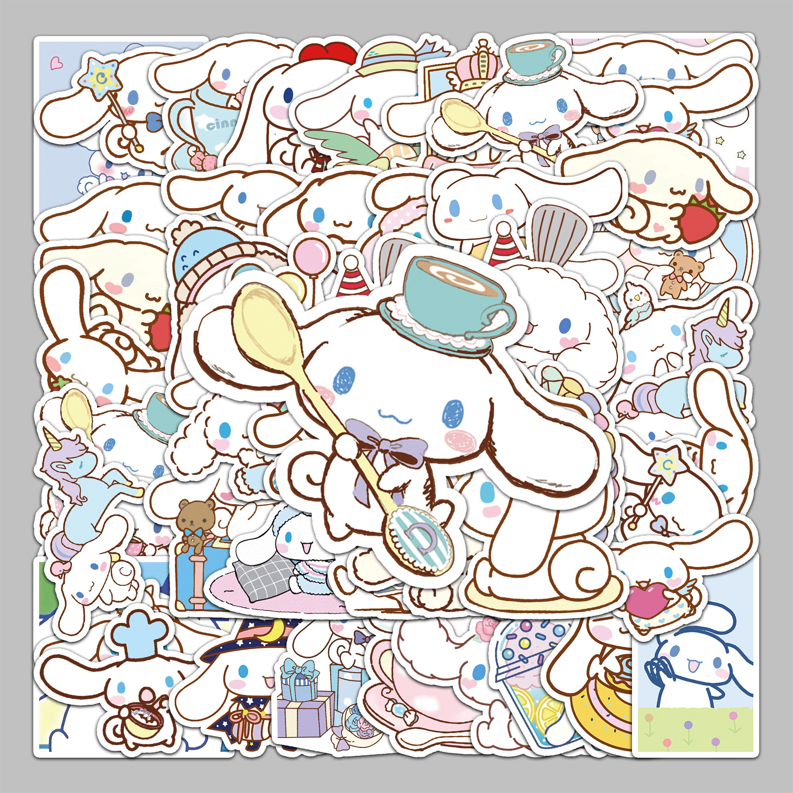 Wholesale 50 cartoon Yugui dog personality cute DIY notebook hand account luggage scooter car decoration stickers