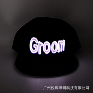 Glow Baseball Cap (Groom) / All yards