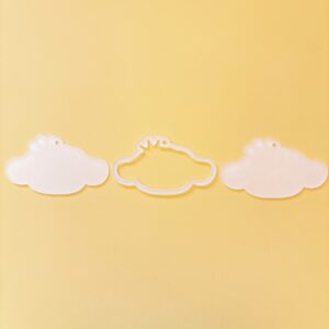 Transparent cinnamon dog 9cm - homemade shake music (1 set is 3 pieces without glue)