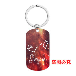 (Scorpio) CW0306 keychain Silver